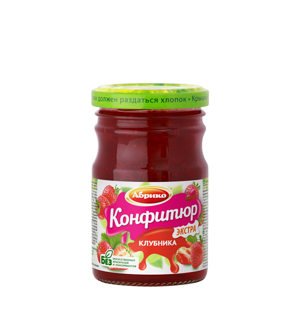 "АБРИКО" КОНФИТЮР КЛУБНИКА 250Г