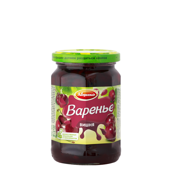"АБРИКО" ВАРЕНЬЕ ВИШНЯ 390Г